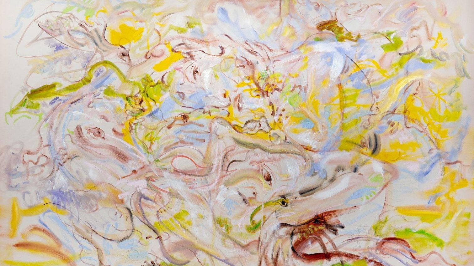 Wu Jiaru, pale figurative composition